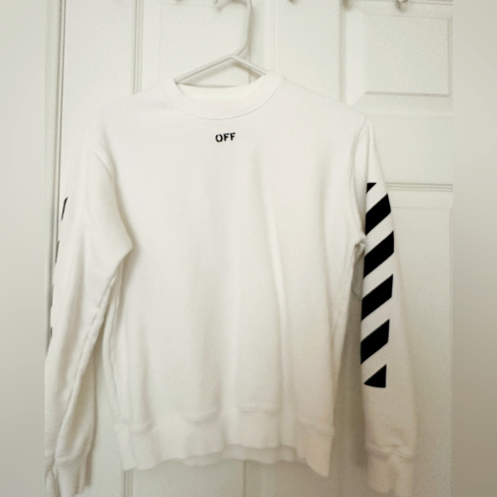 Kid Size Off-White Sweater Shirt